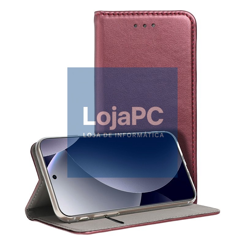 COOL Flip Cover for Xiaomi Redmi Note 15 Pro Plus 5G / Poco M8 Pro 5G Smooth Burgundy