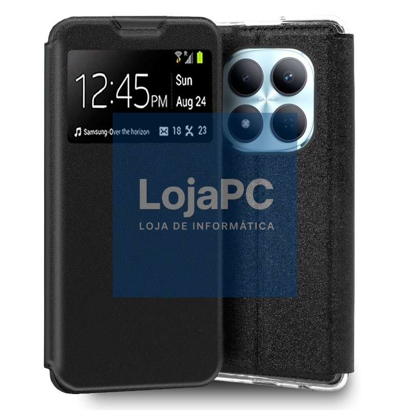 COOL Flip Cover for Xiaomi Redmi Note 15 Pro Smooth Black
