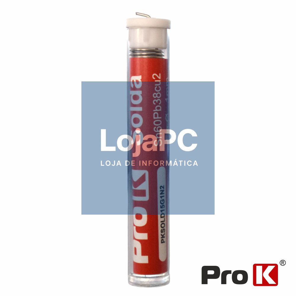 Solda 1mm Sn60Pb38Cu2 15g PROK