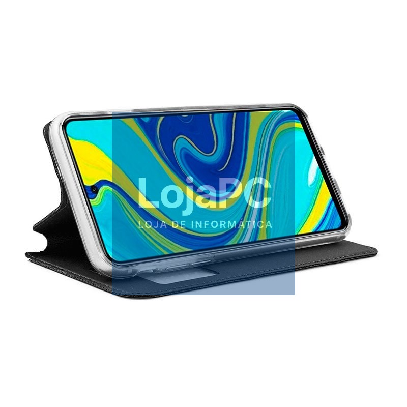 COOL Flip Cover for Xiaomi Redmi Note 9S / Note 9 Pro Smooth Black — imagem 2