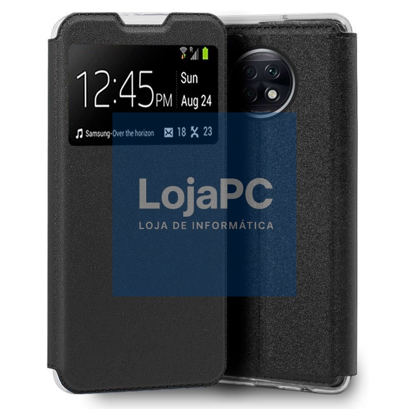 COOL Flip Cover for Xiaomi Redmi Note 9T Smooth Black