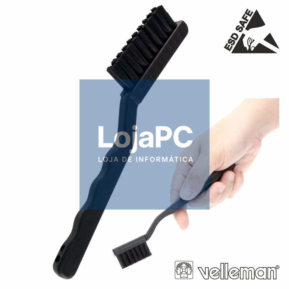ESCOVA ANTI-ESTÁTICA ESTREITA 170MM VELLEMAN
