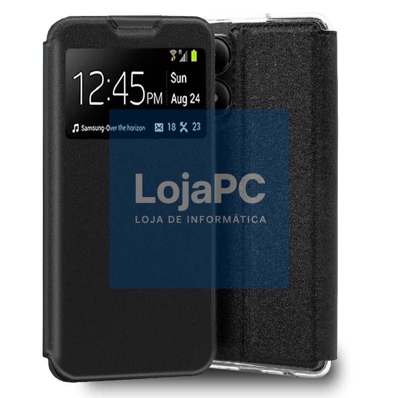 COOL Flip Cover for ZTE Blade A33s Smooth Black