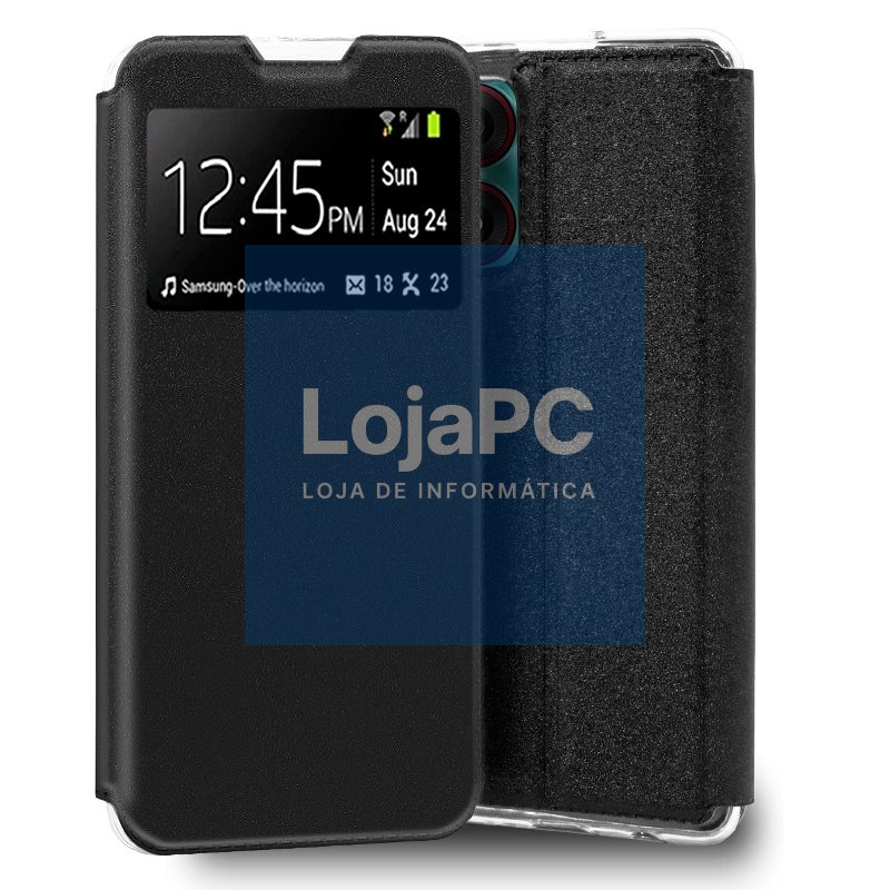 COOL Flip Cover for ZTE Blade A34 Smooth Black
