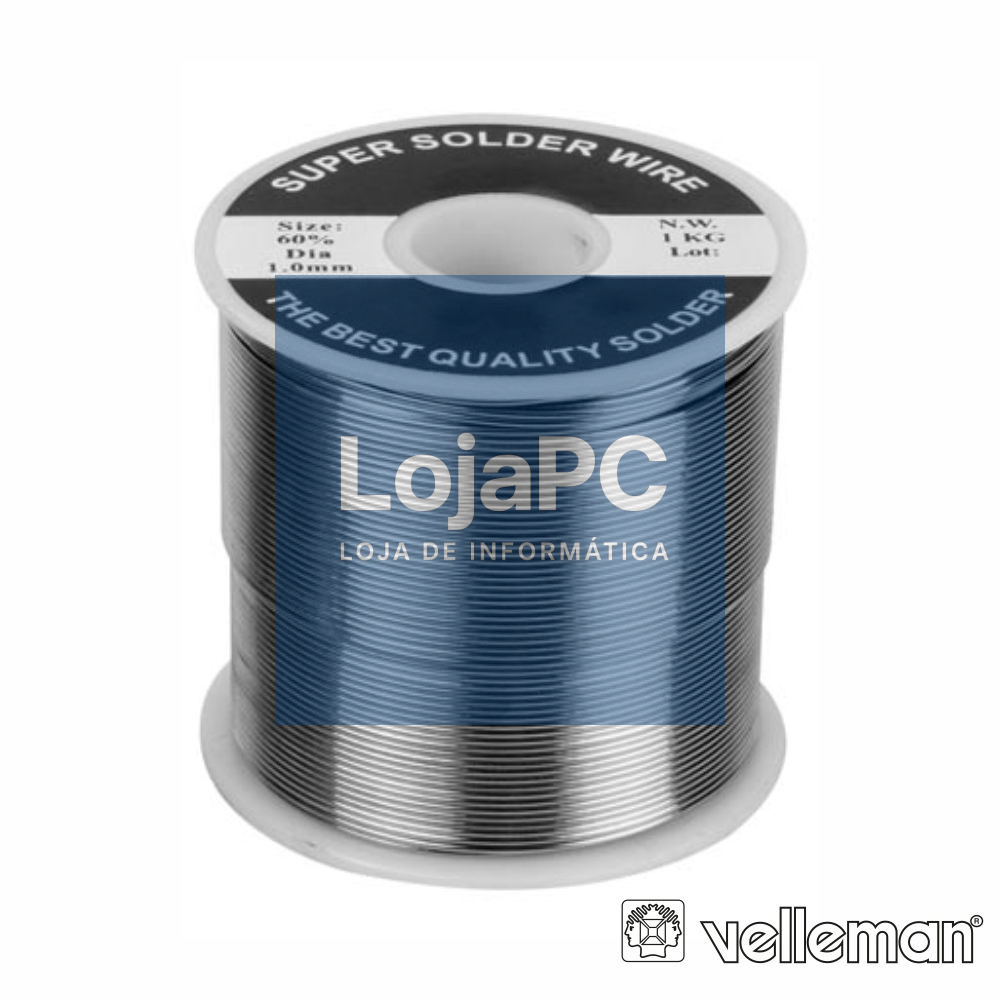 Solda 1mm 60/40 1kg VELLEMAN