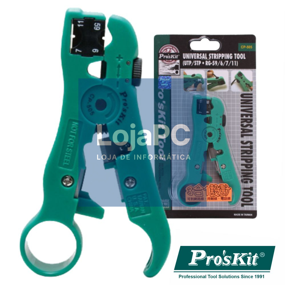 DESCARNADOR DE CABOS COAXIAL UNIVERSAL PROSKIT