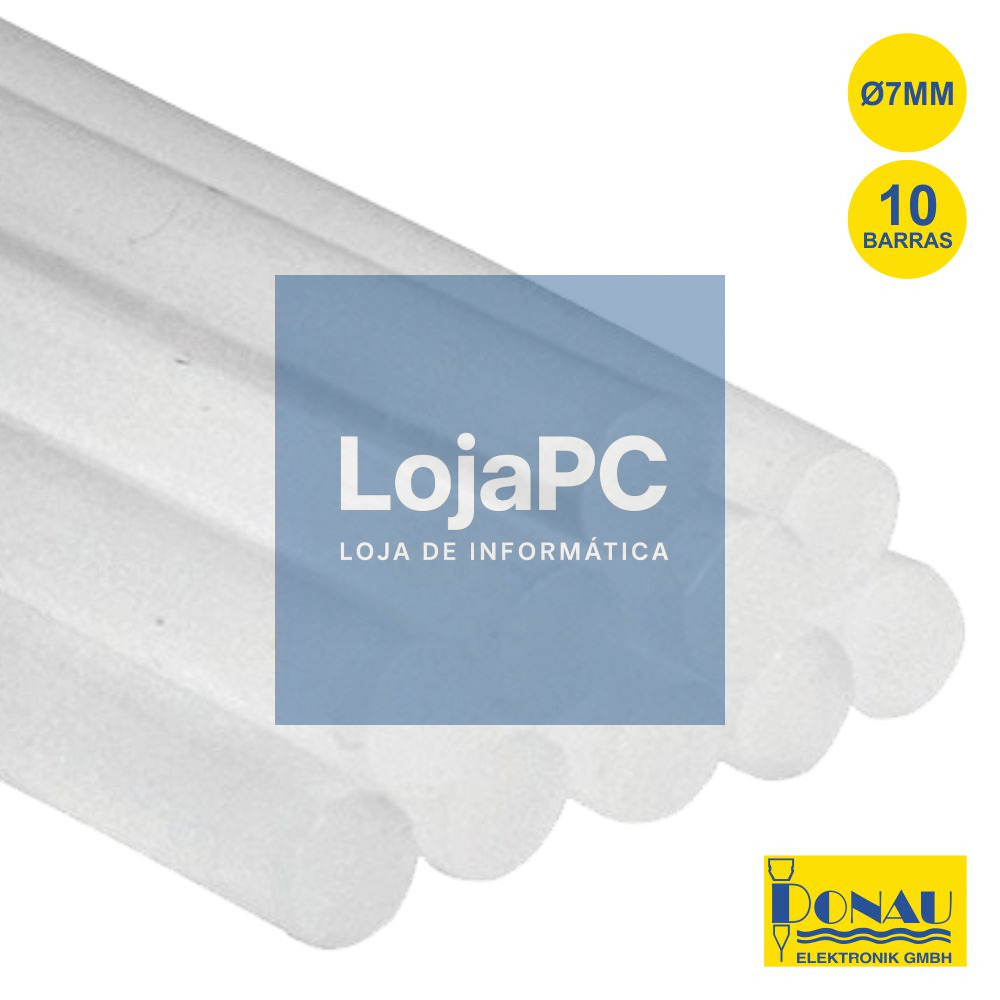 CONJUNTO DE 10 BARRAS DE COLA QUENTE 7MM DONAU