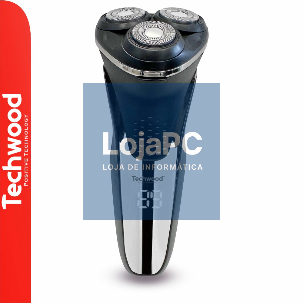 Máquina Barbear Portátil 5W TECHWOOD