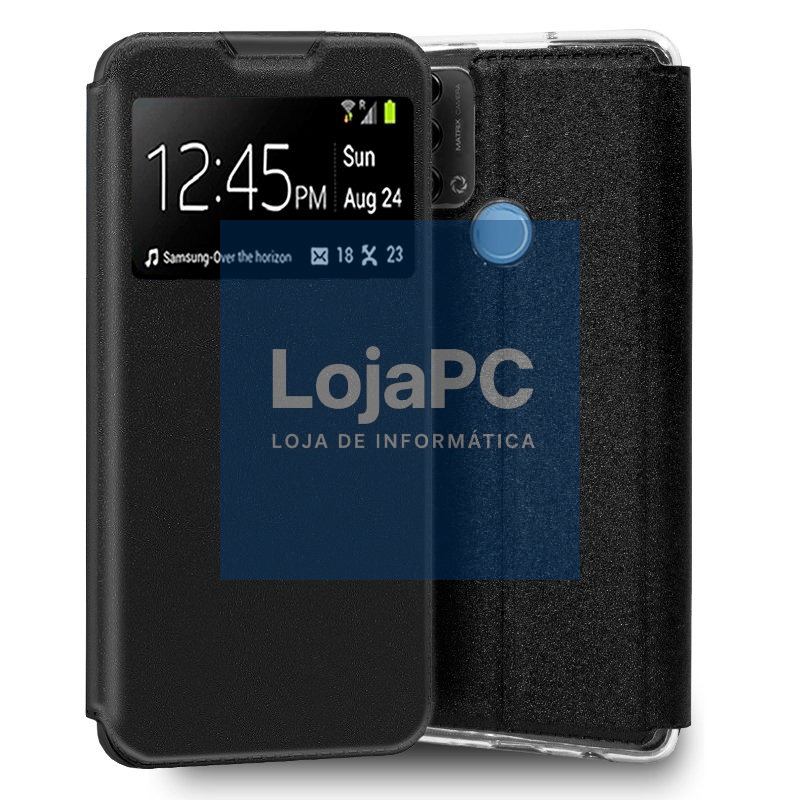 COOL Flip Cover for ZTE Blade A53 Pro Smooth Black