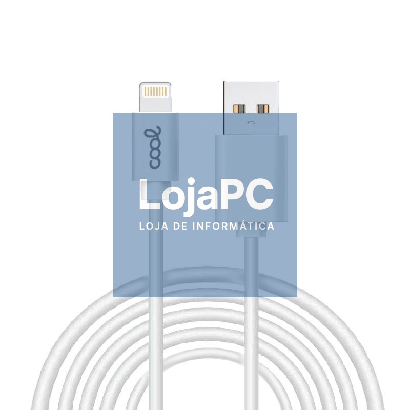 COOL Lightning Compatible USB Cable for iPhone / iPad (3 meters) White
