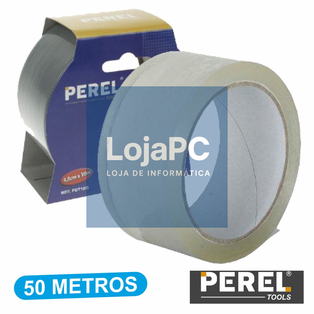 ROLO FITA-COLA TRANSPARENTE 50MMx50M PEREL