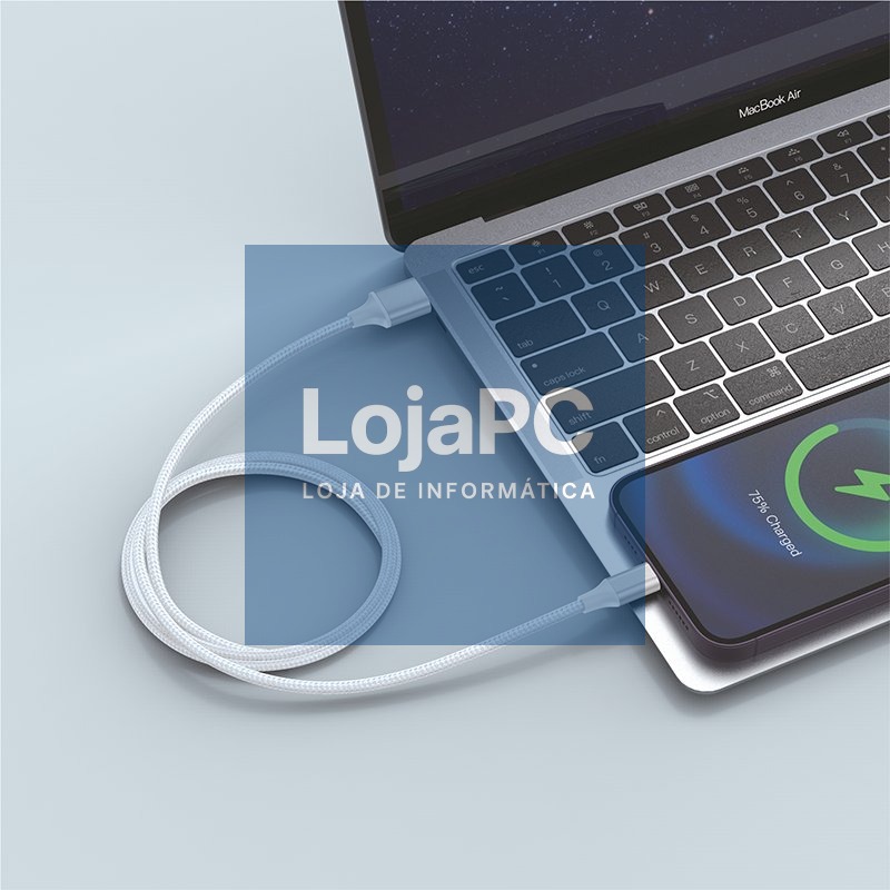 COOL Nylon Universal Lightning USB Cable for iPhone / iPad (1.2 Meters) — imagem 3