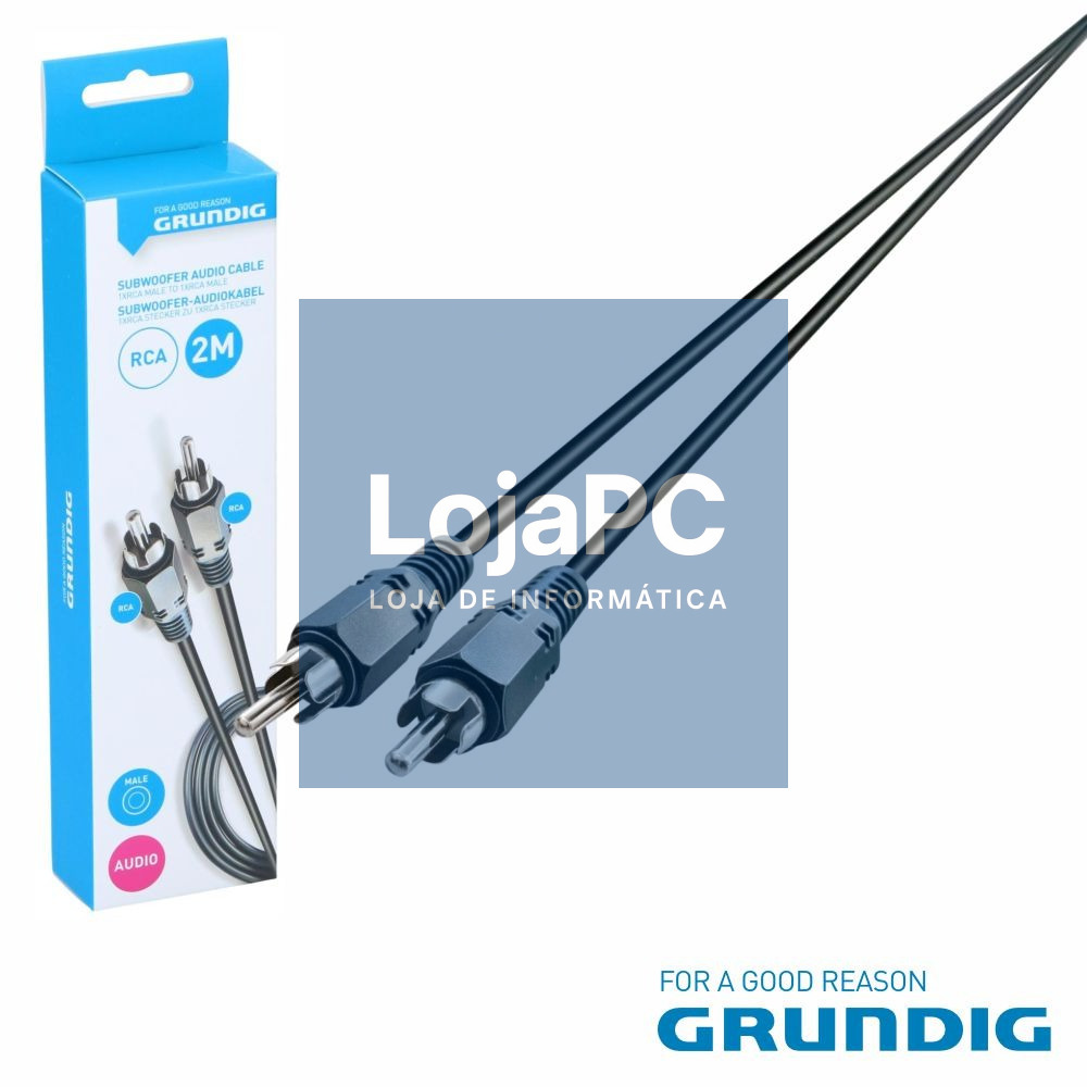 Cabo 1-Rca Macho / 1-Rca Macho 2m GRUNDIG