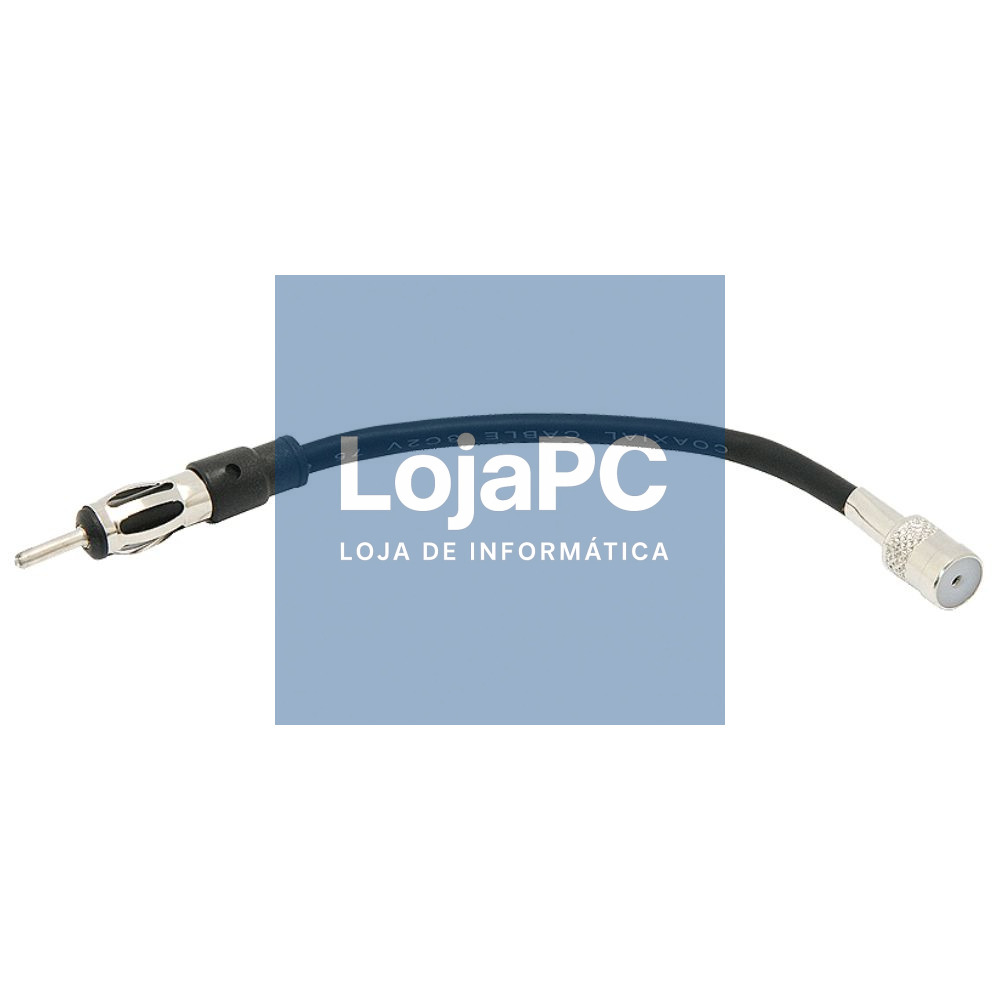CABO ADAPTADOR DE ANTENA AUTO-RÁDIO P/ COAXIAL