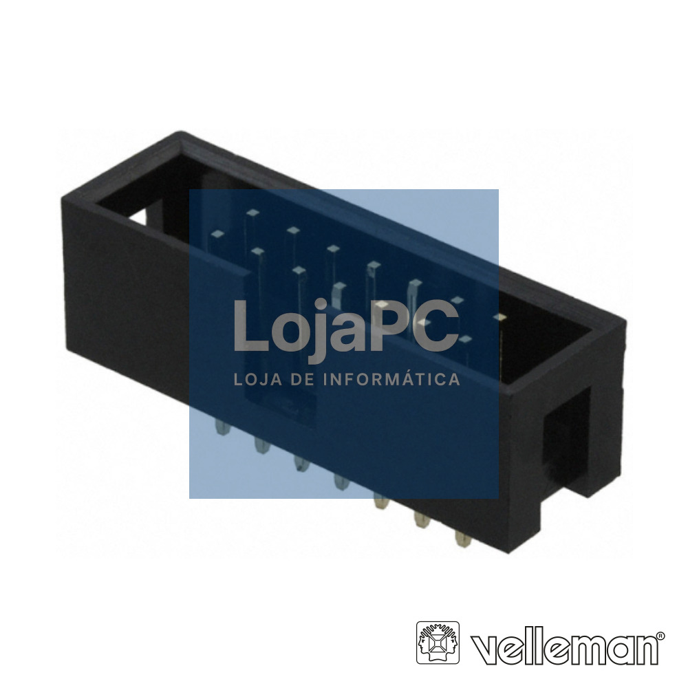 FICHA CONECTORA MACHO P/ CI RECTO 2.54MM 14P VELLEMAN