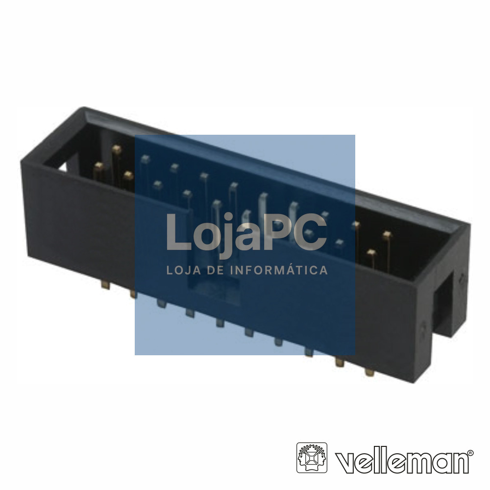 FICHA CONECTORA MACHO P/ CI RECTO 2.54MM 20P VELLEMAN