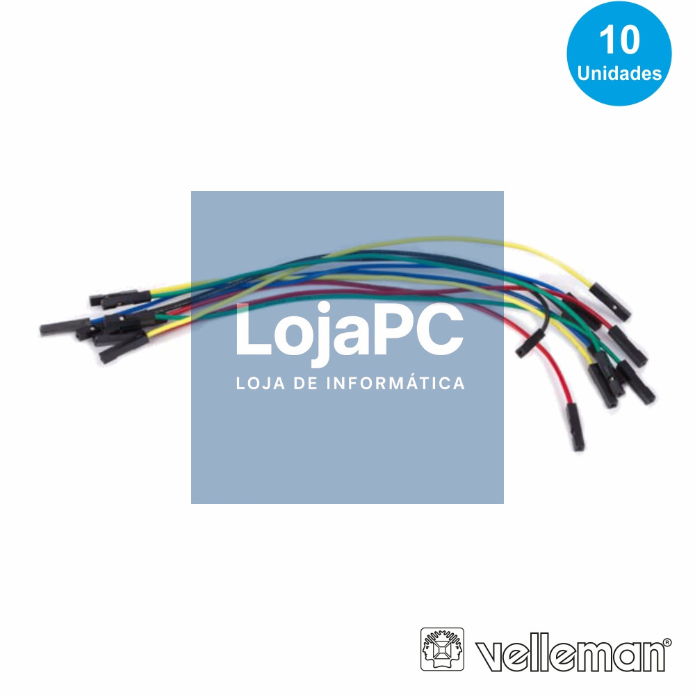 KIT 10 SHUNTES FÊMEA FÊMEA 5.9" VELLEMAN