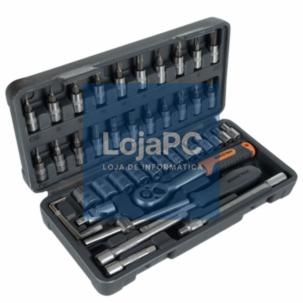 Conjunto de Chave Roquete C/ 46 peças BIGSTREN