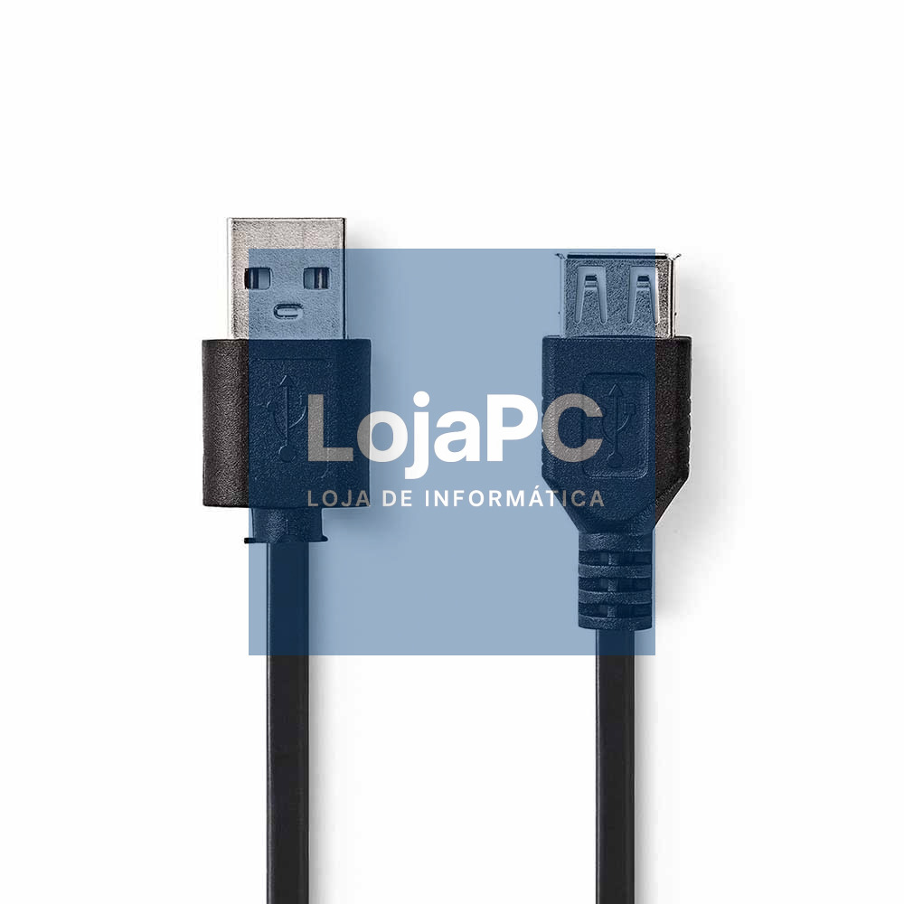 Cabo USB-A 2.0 Macho / USB-A Fêmea 2M