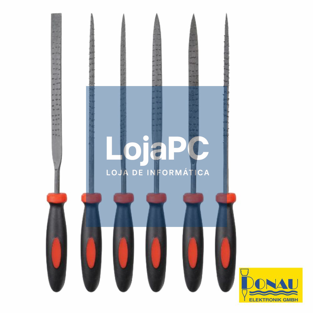 CONJUNTO DE 6 LIMAS DIVERSAS 170MM DONAU