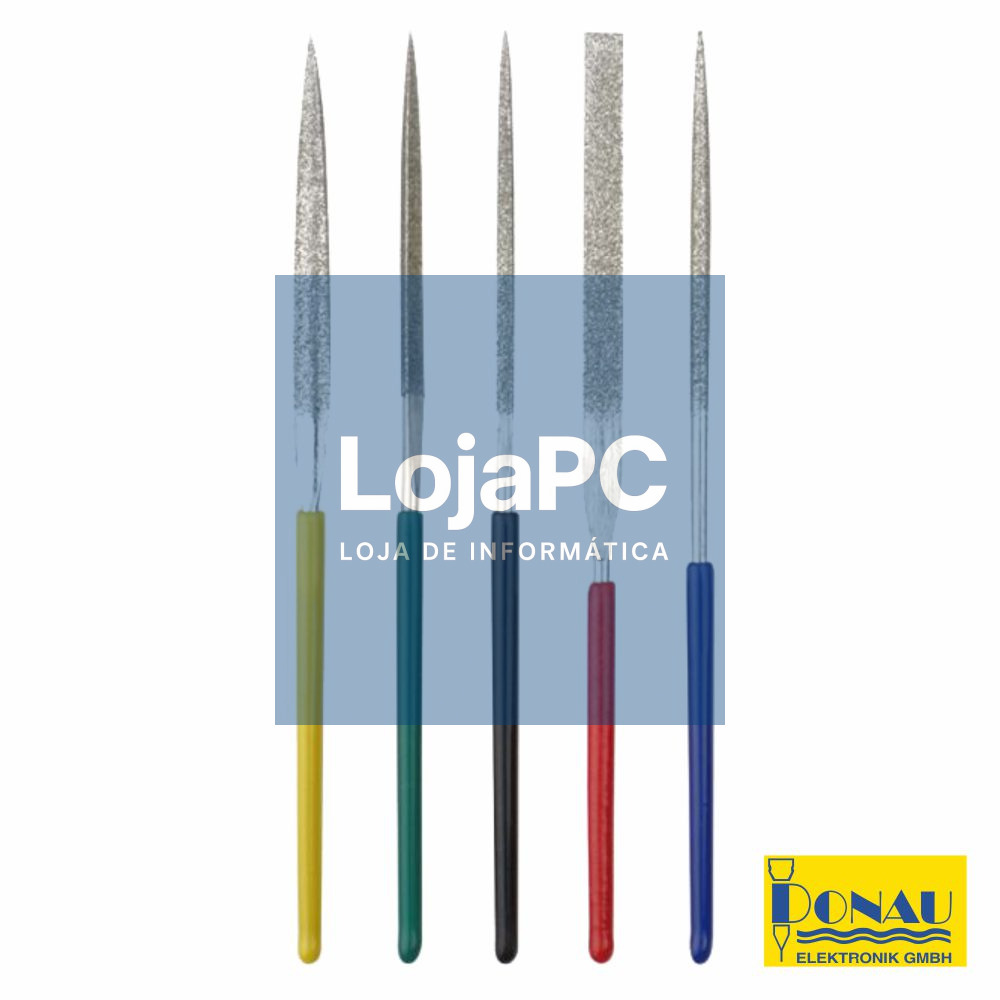 CONJUNTO DE 5 LIMAS DE DIAMANTE GRÃO 150 100MM DONAU