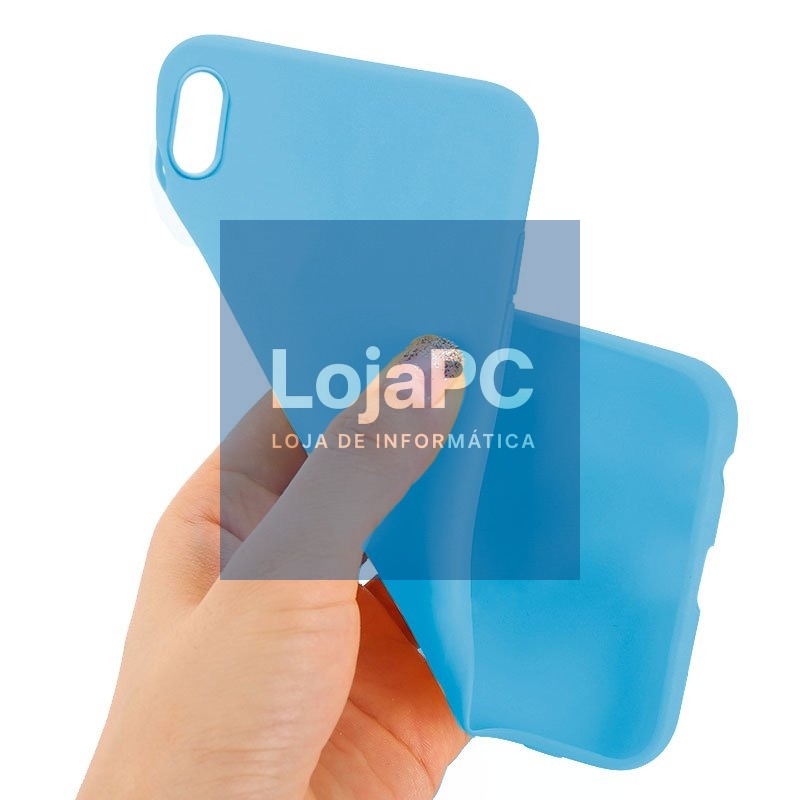 COOL Silicone Case for iPhone XS Max (Light Blue) — imagem 2