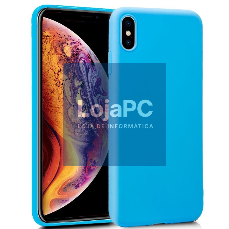 COOL Silicone Case for iPhone XS Max (Light Blue)