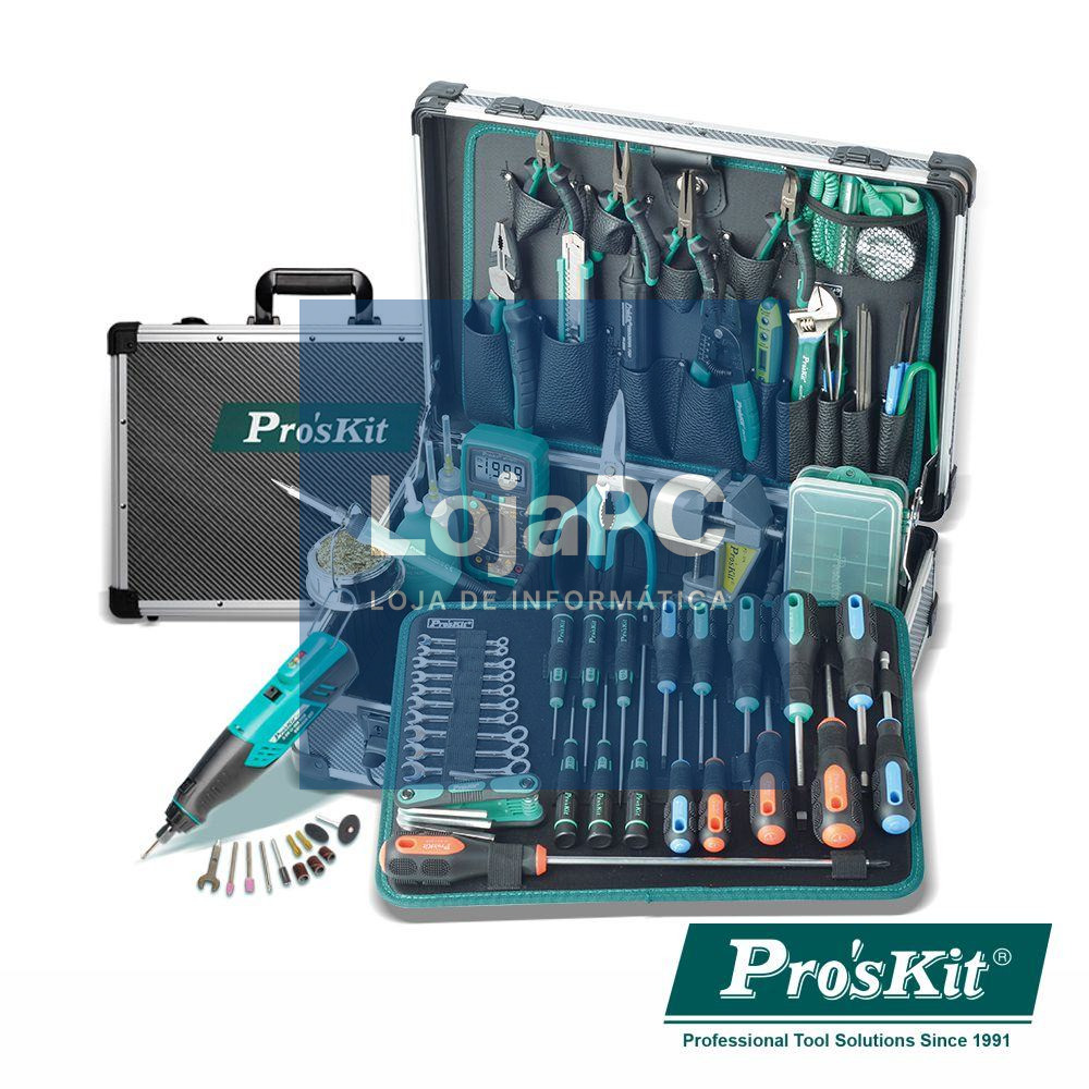 Mala Ferramentas Profissional 57 Peças PROSKIT