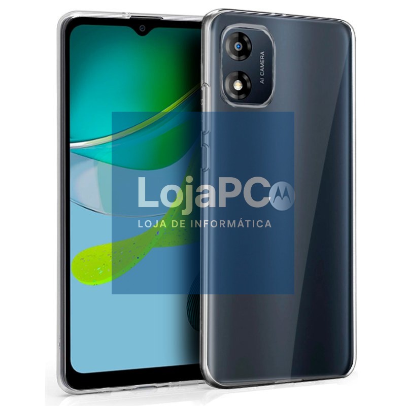 COOL Silicone Case for Motorola Moto E13 (Transparent)
