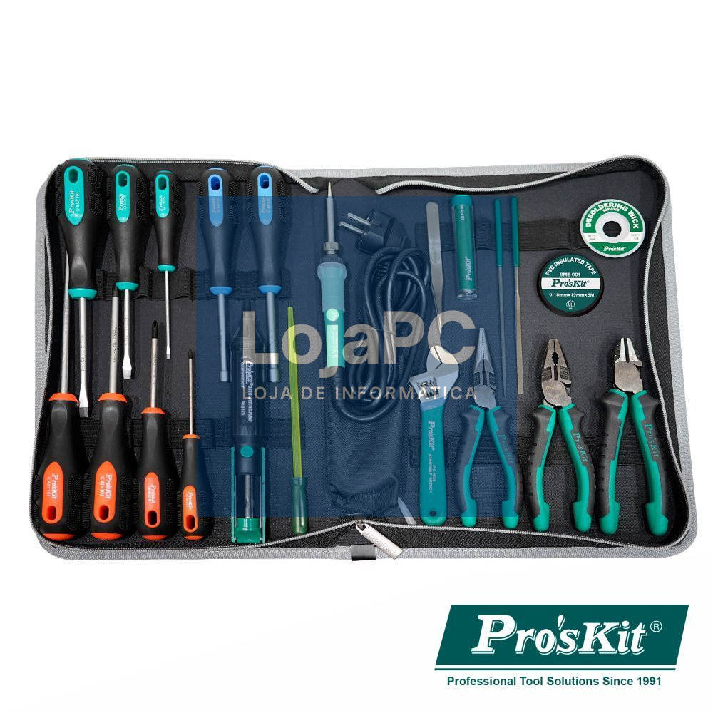 Mala Ferramentas Profissional 24 Peças PROSKIT