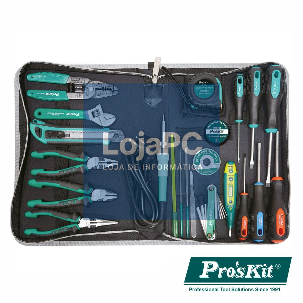 Conjunto de Ferramentas Manutenção Elétrica PROSKIT