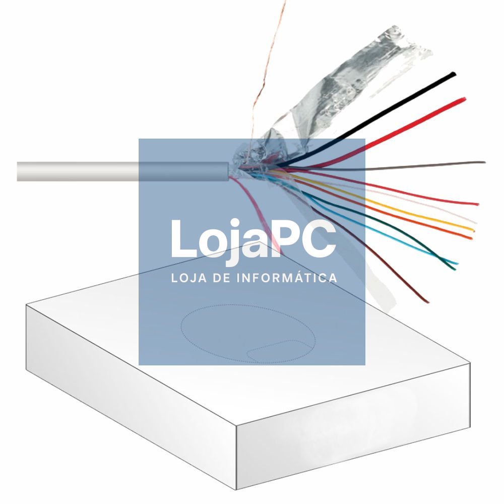 CABO ALARME/PORTEIRO 8+2 CONDUTORES LSZH