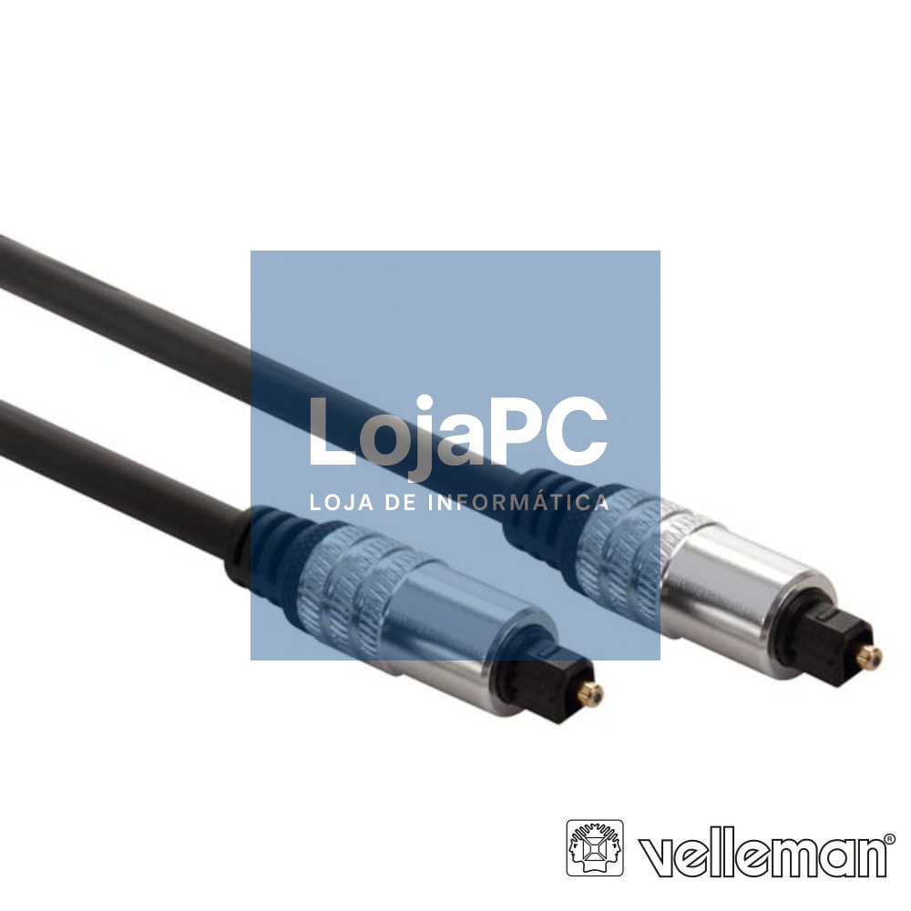 Cabo Fibra Óptica Toslink-Toslink 1.50M - VELLEMAN
