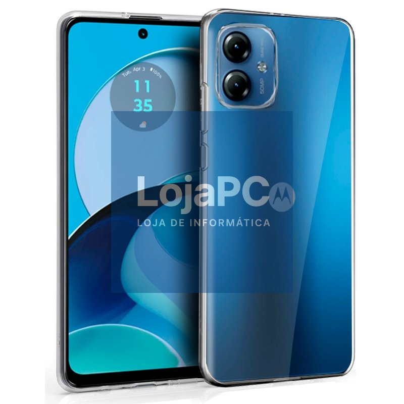 COOL Silicone Case for Motorola Moto G14 (Transparent)