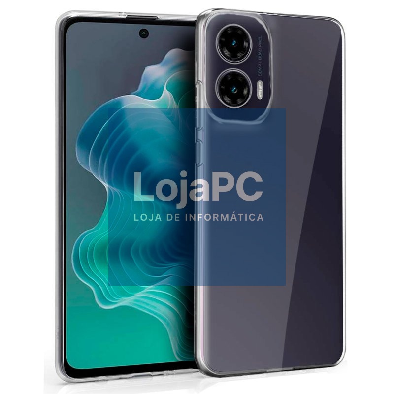COOL Silicone Case for Motorola Moto G35 5G (Transparent)
