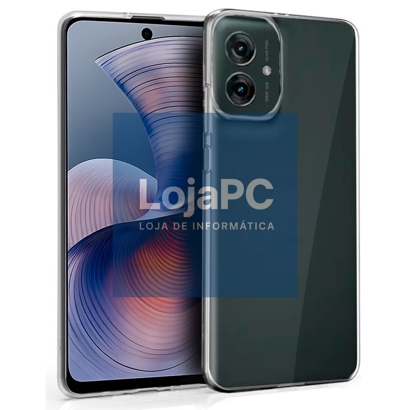 COOL Silicone Case for Motorola Moto G55 5G (Transparent)