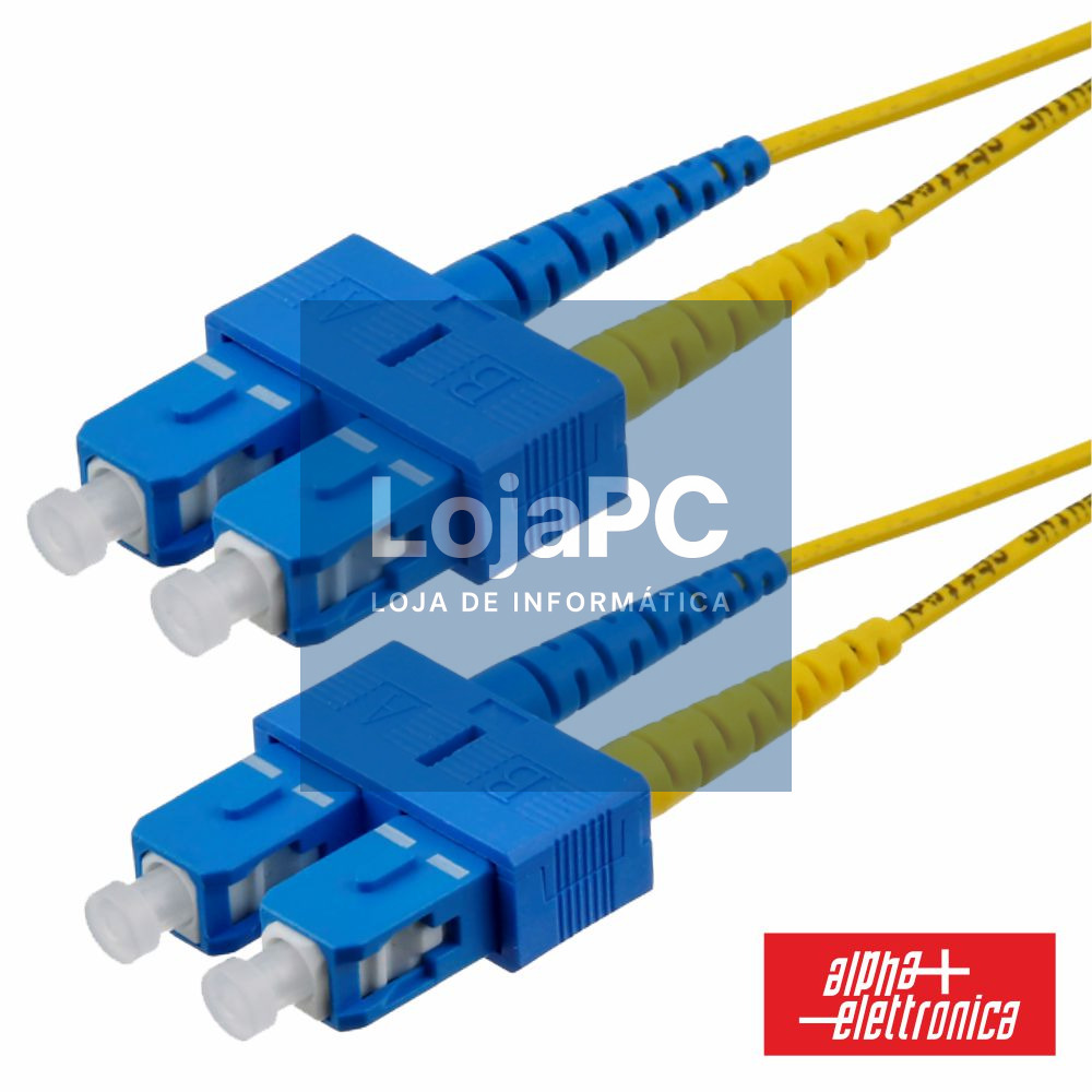 CABO FIBRA ÓPTICA MONOMODO OS2 3MM SC/UPC-SC/UPC 3M ALPHA