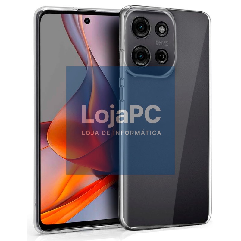 COOL Silicone Case for Motorola Moto G75 5G (Transparent)
