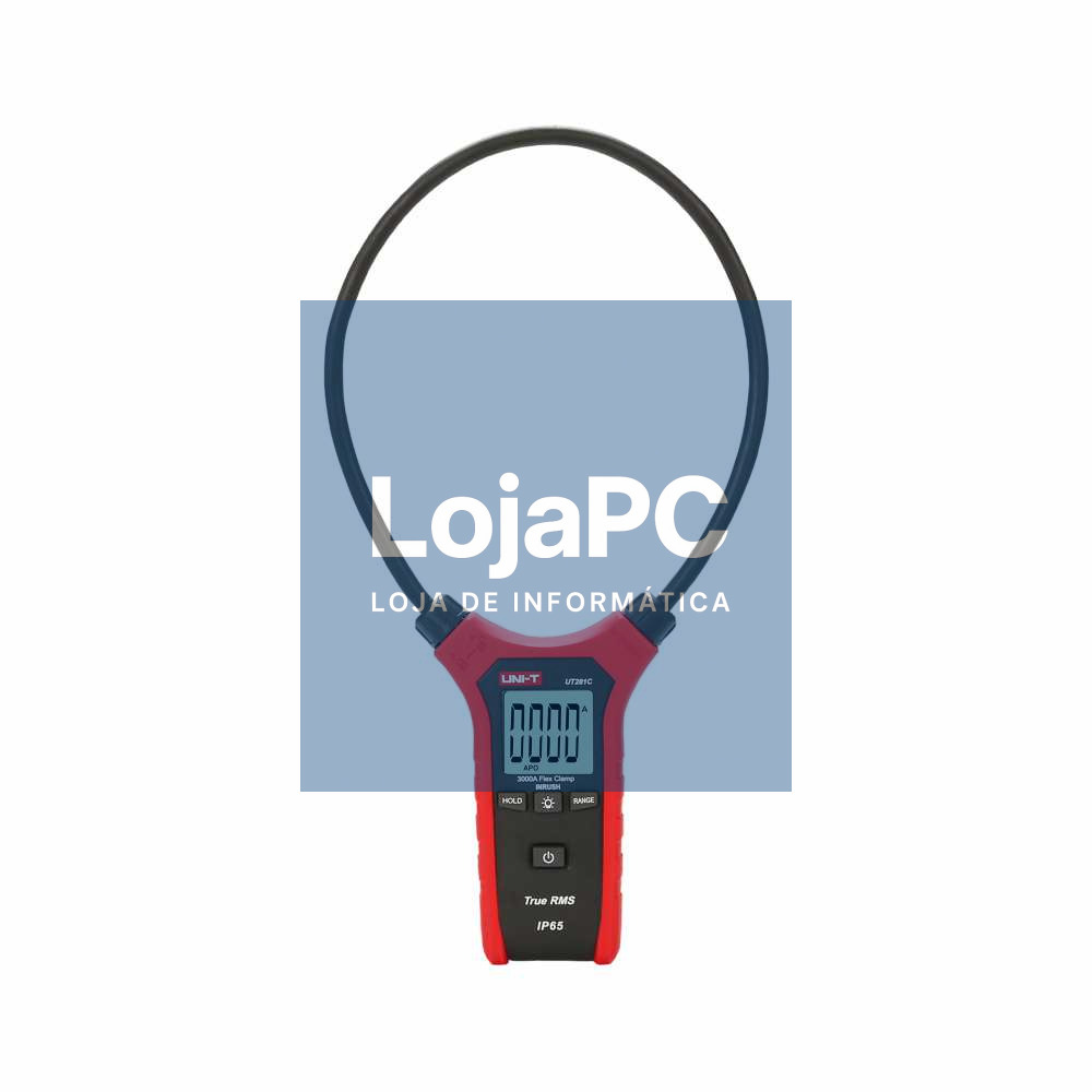 Pinça Amperimétrica Digital 300A 600V 60MOhm NCV T-RMS UNI-T