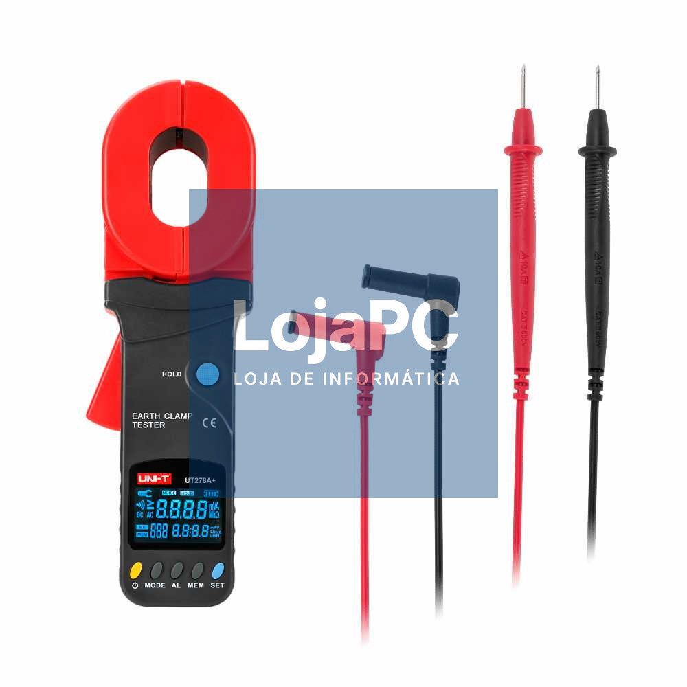Pinça Amperimétrica Digital 20A 30Ohm UNI-T