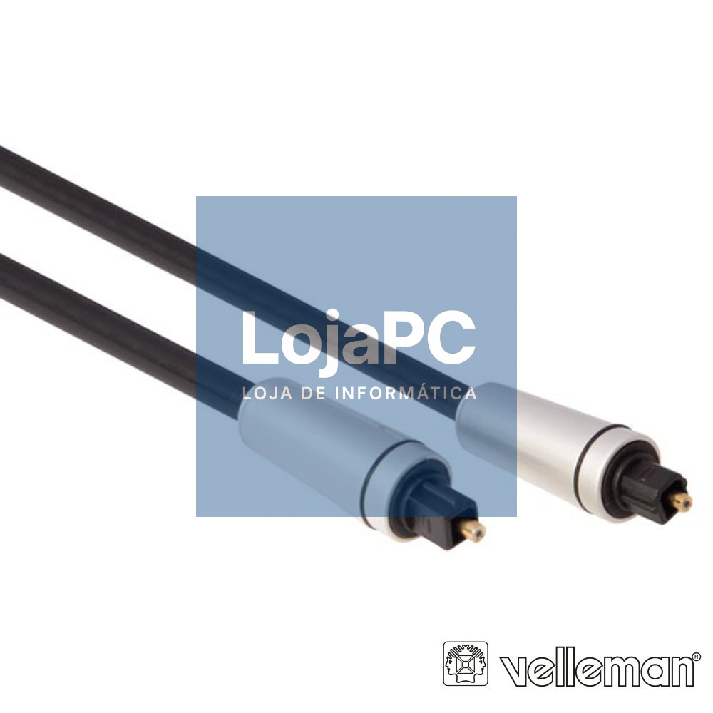 Cabo Fibra Óptica Toslink-Toslink 5M - VELLEMAN