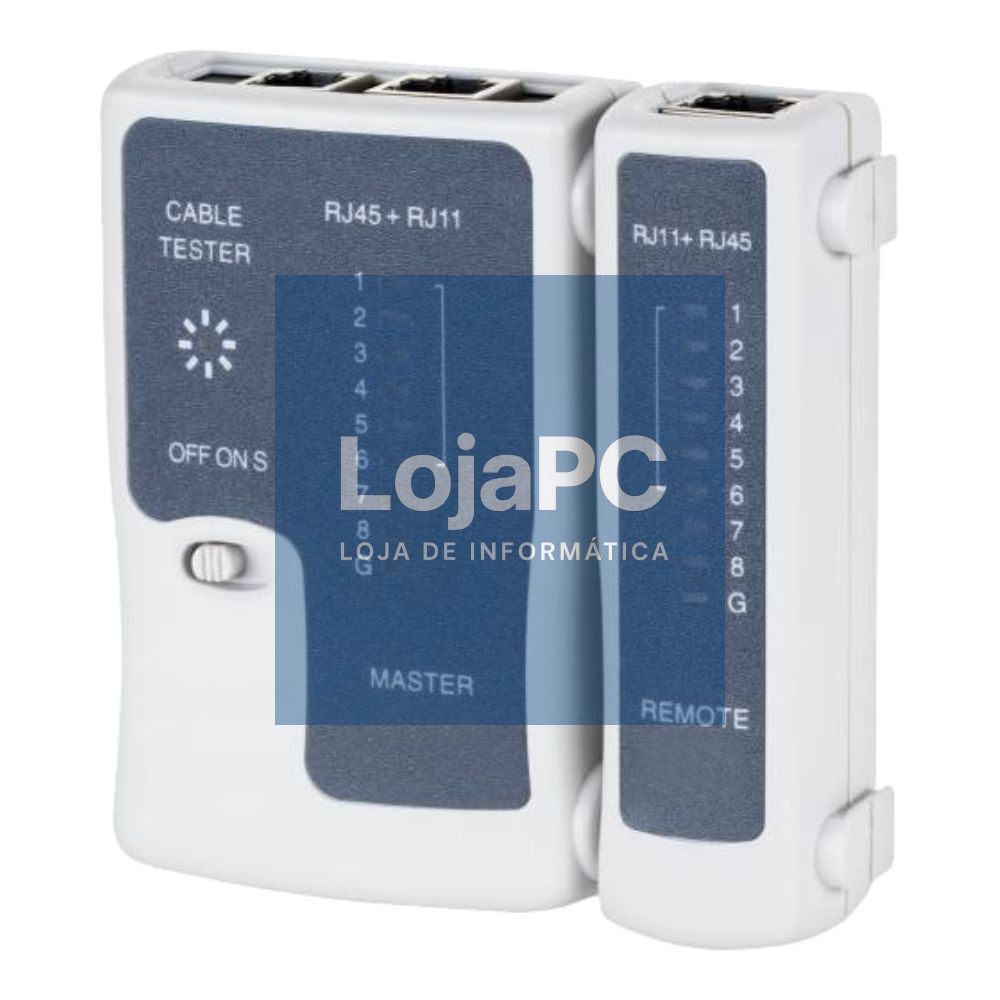 TESTADOR DE CABOS REDE BNC/RJ45
