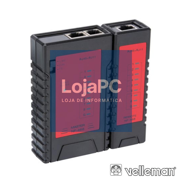 TESTADOR DE CABOS REDE MULTI MODULARES VELLEMAN