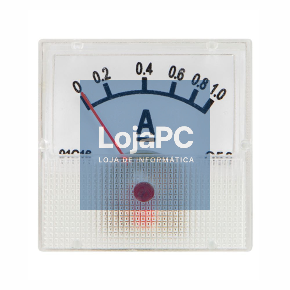Amperímetro Analógico de Painel 1A DC