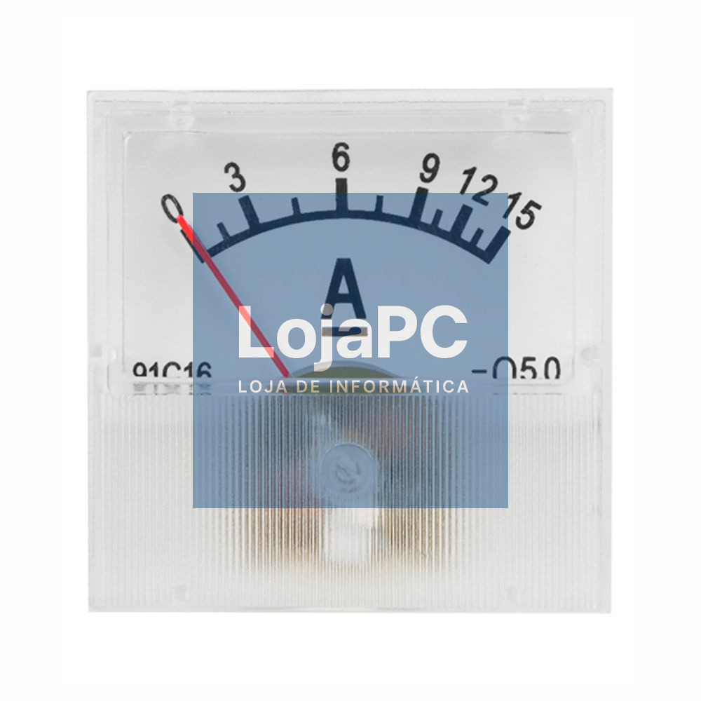 Amperímetro Analógico de Painel 15A DC