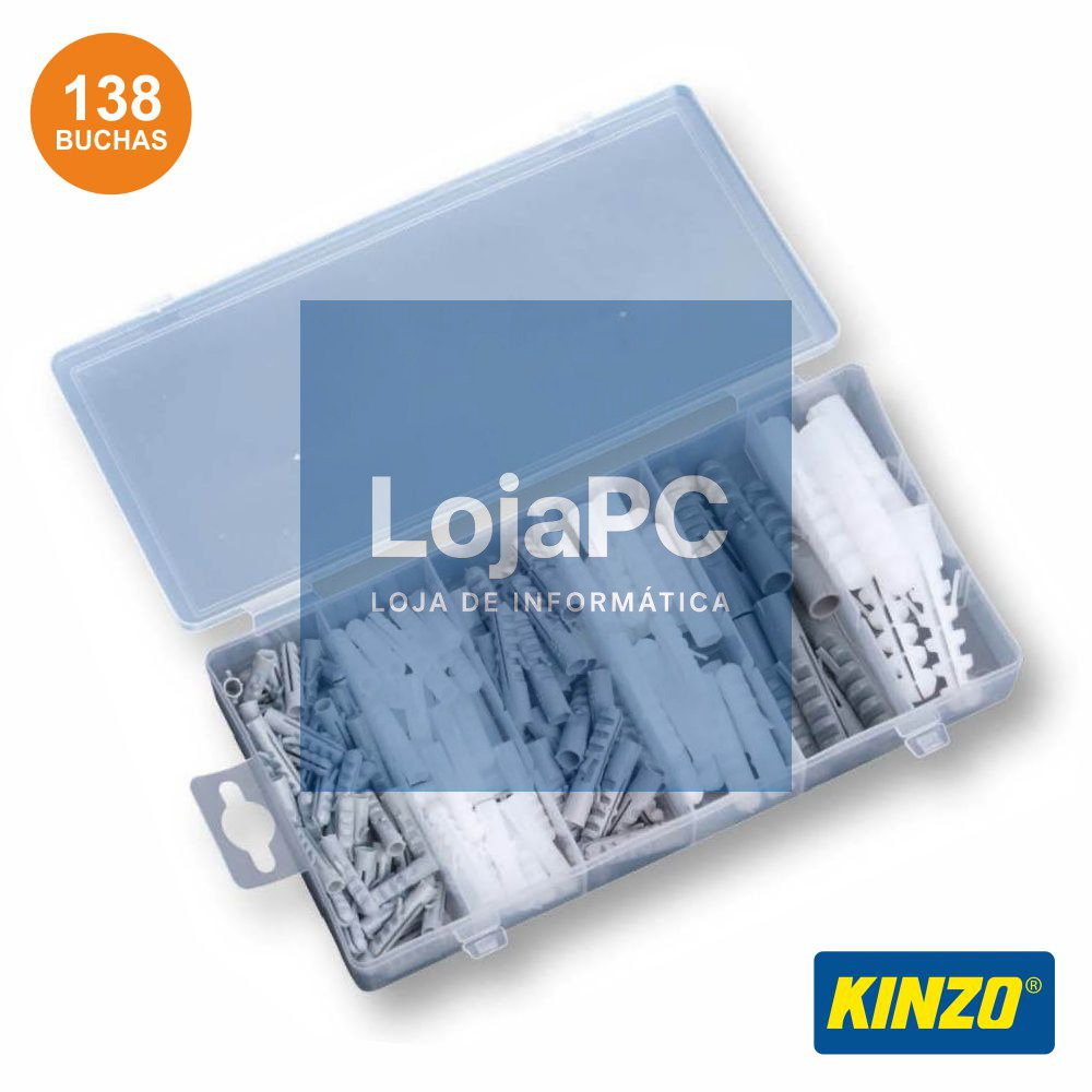 CONJUNTO DE BUCHAS DE PLÁSTICO 138X