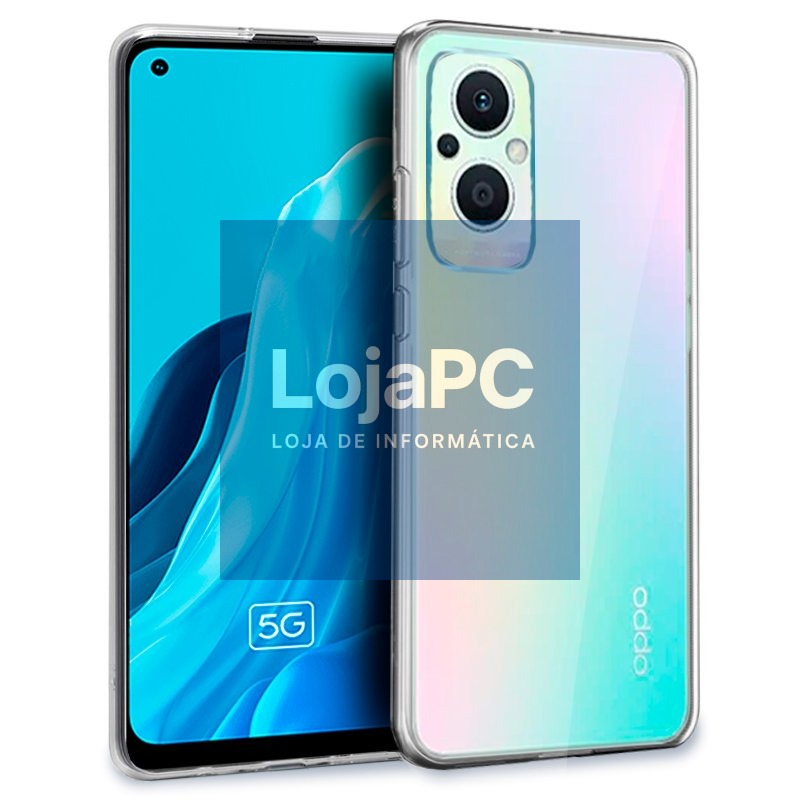 COOL Silicone Case for Oppo Reno 8 Lite 5G (Transparent)