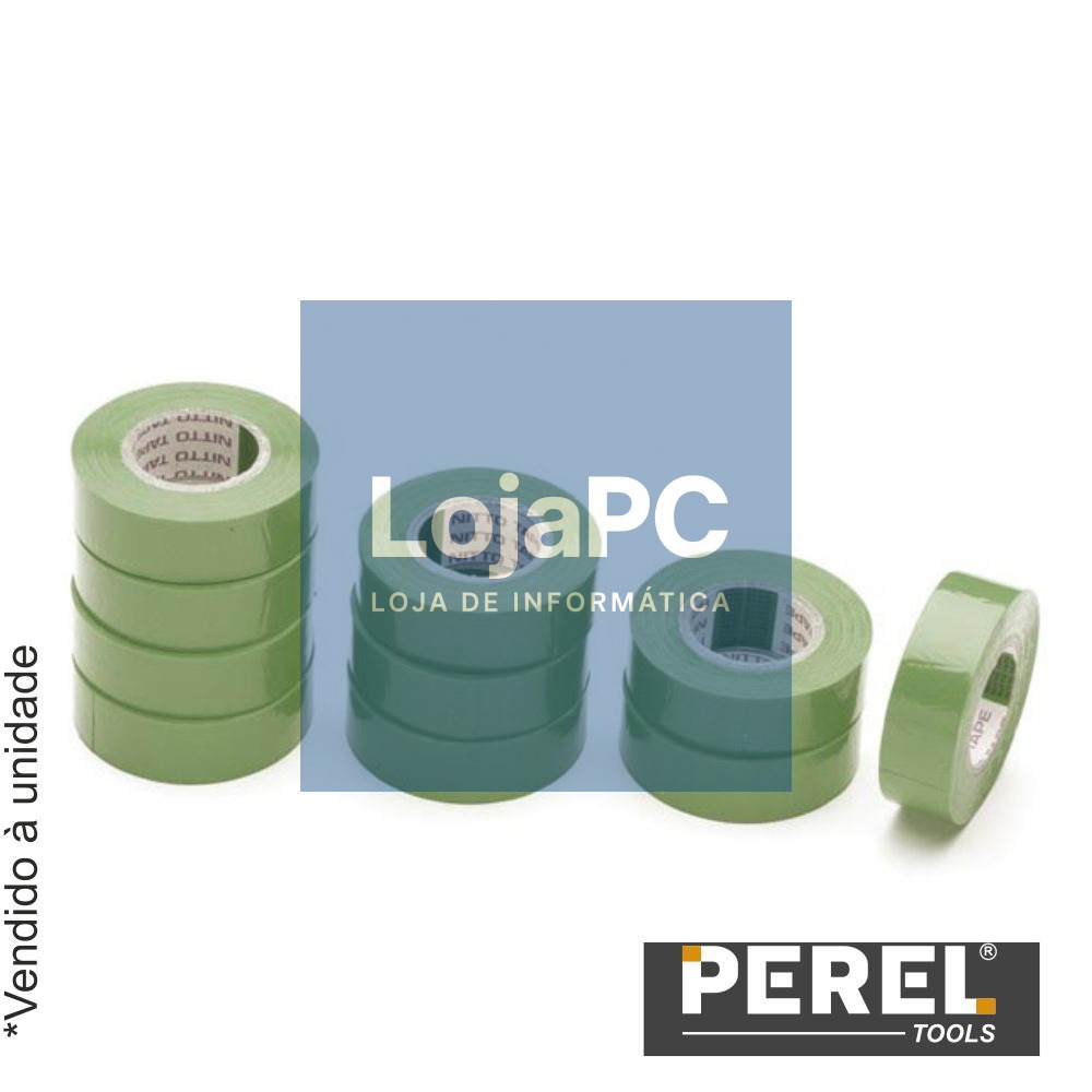 Fita Isoladora Verde - 19 mm X 20M PEREL