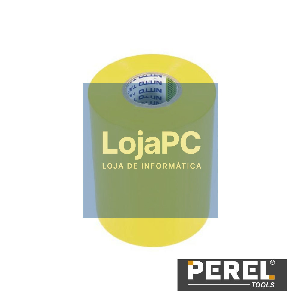 Fita Isoladora Amarela - 100 mm X 20M PEREL