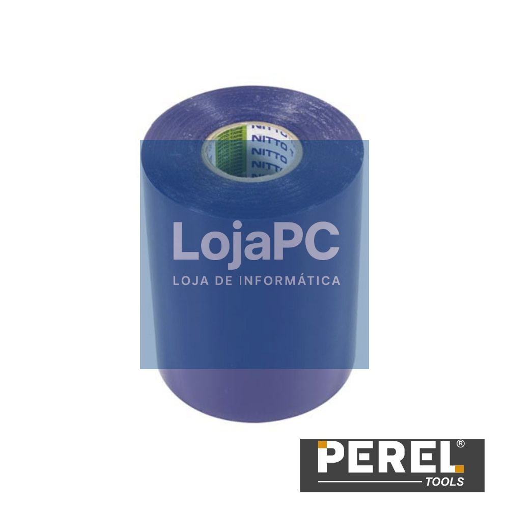 Fita Isoladora Azul - 100 mm X 20M PEREL